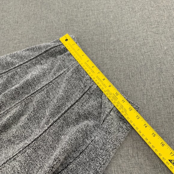 Loft Gray Fleece Mini Skirt Elastic Waist XSP Above Knee Soft‎ Comfort - Picture 9 of 13